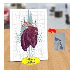 14412762 Hırçın Orman Ayısı 99 Parça Puzzle Yapboz Tablo