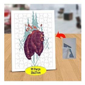 14412762 Hırçın Orman Ayısı 99 Parça Puzzle Yapboz Tablo
