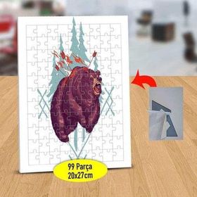 14412762 Hırçın Orman Ayısı 99 Parça Puzzle Yapboz Tablo