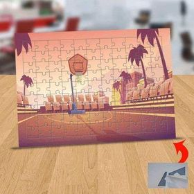 14412770 Basketbol Sahası 99 Parça Puzzle Yapboz Tablo