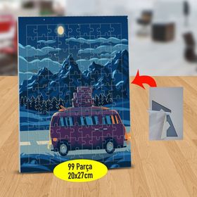 144172 Gece Yoldaki Karavan 99 Parça Puzzle Yapboz Tablo