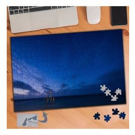 145 Akşam Üstü Mavi Gök Ve Deniz 240 Parça Puzzle Yapboz Tablo