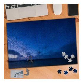 145 Akşam Üstü Mavi Gök Ve Deniz 240 Parça Puzzle Yapboz Tablo