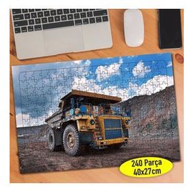 145873019 Hafriyat Kamyon Ev 240 Parça Puzzle Yapboz