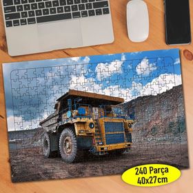 145873019 Hafriyat Kamyon Ev 240 Parça Puzzle Yapboz