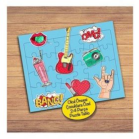 147676547 Pop Art Çizimler 24 Parça Çocuklara Özel Yapboz Tablo