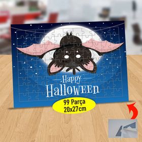 147907778 Cadılar Bayramı Yarasası 99 Parça Puzzle Yapboz Tablo