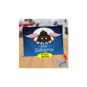 147907778 Cadılar Bayramı Yarasası 99 Parça Puzzle Yapboz Tablo