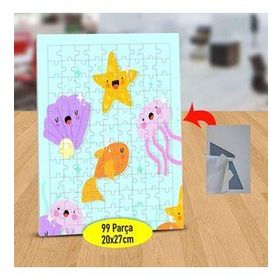 148121981 Pırıltılı Deniz Canlıları 99 Parça Puzzle Yapboz Tablo