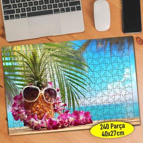 148978 Yaz Tatilinde Fotojenik Ananas 240 Parça Puzzle Yapboz