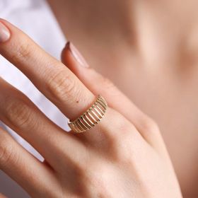 14k Altın Modern Yüzük