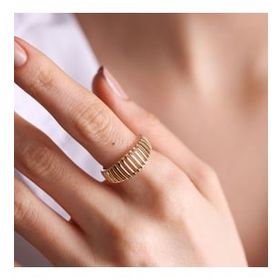 14k Altın Modern Yüzük