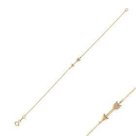 14k Altın Ok Arrow Bileklik
