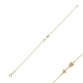 14k Altın Ok Arrow Bileklik