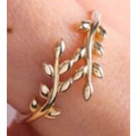 14k Altın Zeytin Dalı Yüzük