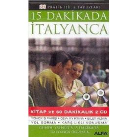 15 DAKIKADA İTALYANCA (KITAP VE 60 DAKİKALIK 2 CD) - KOLEKTIF