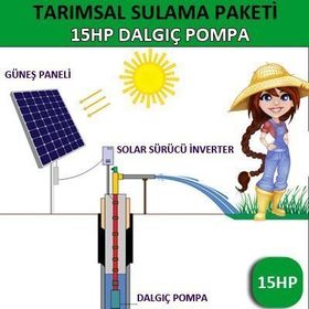 15 HP Dalgıç Pompa - Tarımsal Sulama Sistemi