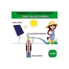 15 HP Dalgıç Pompa - Tarımsal Sulama Sistemi