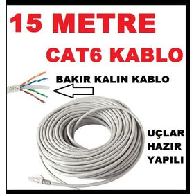 15 m CAT6 İnternet Data Kablosu