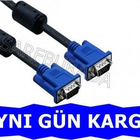 15 m Erkek-Erkek Monitör VGA Kablosu
