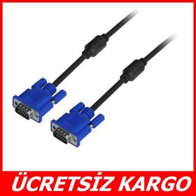 15 m Erkek-Erkek Monitör VGA Kablosu