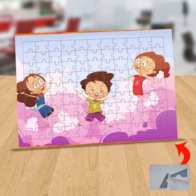 15230 Gökyüzüne Zıplayan Çocuklar 99 Parça Puzzle Yapboz Tablo