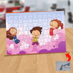 15230 Gökyüzüne Zıplayan Çocuklar 99 Parça Puzzle Yapboz Tablo