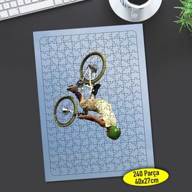 15245360 Bisikletli Ters Atlayış Spor 240 Parça Puzzle Yapboz