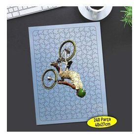 15245360 Bisikletli Ters Atlayış Spor 240 Parça Puzzle Yapboz