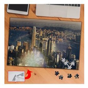 153 Havadan Şehir Görüntüsü Gökdelen 240 Parça Puzzle Yapboz Tablo