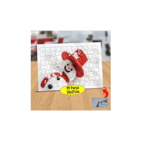 1568 Sevimli Kardan Adam 99 Parça Puzzle Yapboz Tablo