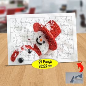 1568 Sevimli Kardan Adam 99 Parça Puzzle Yapboz Tablo