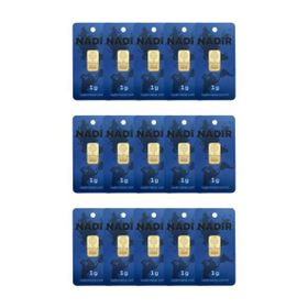 15X1 gr 24 Ayar Külçe Altın