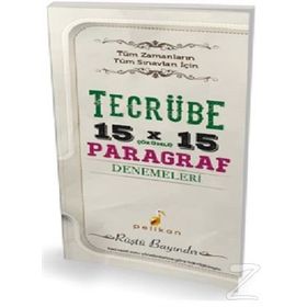 15x15 Çözümlü Paragraf Denemeleri Pelikan Yayıncılık