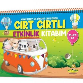 16-24 Ay Konuşma ve Dikkati Geliştiren Cırt Cırtlı Etkinlik Kitabım - Yükselen Zeka