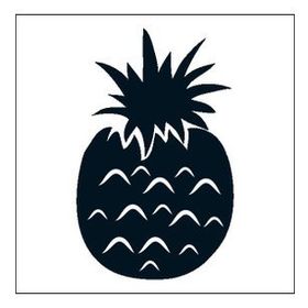160 cm Ananas Folyo Sticker