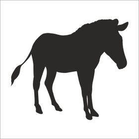 160 cm Zebra Folyo Sticker