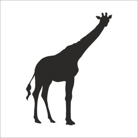 160 cm Zürafa Folyo Sticker