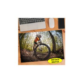 16071 Ormanda Gezen Bisikletli Genç 240 Parça Puzzle Yapboz