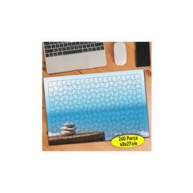 163575 Deniz Kenarında Dizili Taşlar 240 Parça Puzzle Yapboz