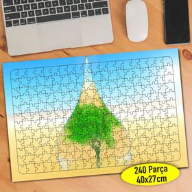 16364 Çevre Temizliği Önemi Su Damlası 240 Parça Puzzle Yapboz