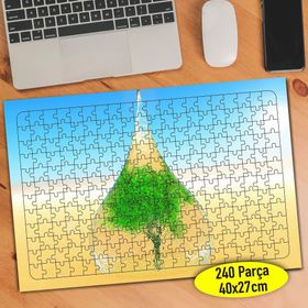 16364 Çevre Temizliği Önemi Su Damlası 240 Parça Puzzle Yapboz