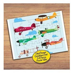 163PZ Renkli Uçaklar Çocuklara Özel Puzzle Yapboz Tablo