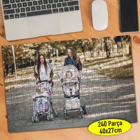 164983 Yürüş Yapan Anne ve Çocukları 240 Parça Puzzle Yapboz