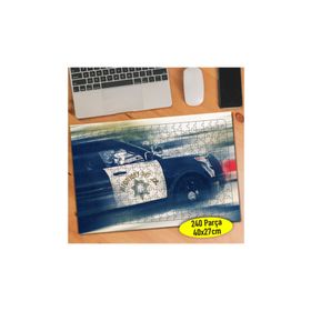 1696 Olay Yerine Giden Polis Arabası 240 Parça Puzzle Yapboz
