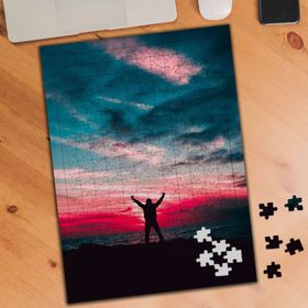 1707 Akşam Pembesi Mutluluk 240 Parça Puzzle Yapboz