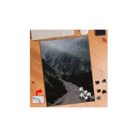 1719 Dağ Yolu Kayalıklar Doğa 240 Parça Puzzle Yapboz Tablo