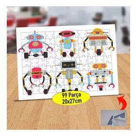 172 Yapay Zekalı Robot Arkadaşlar 99 Parça Puzzle Yapboz Tablo