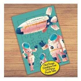 1731 Roket Ve Astronotlar 24 Parça Çocuklara Özel Yapboz Tablo
