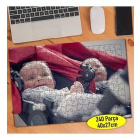 17335 Gülümseyen Yeni Doğan İkiz Bebek 240 Parça Puzzle Yapboz